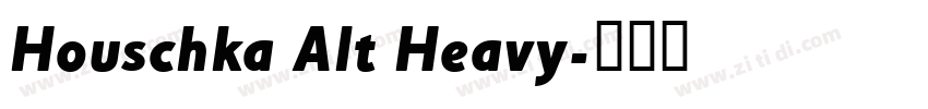 Houschka Alt Heavy字体转换 Houschka Alt Heavy字体转换